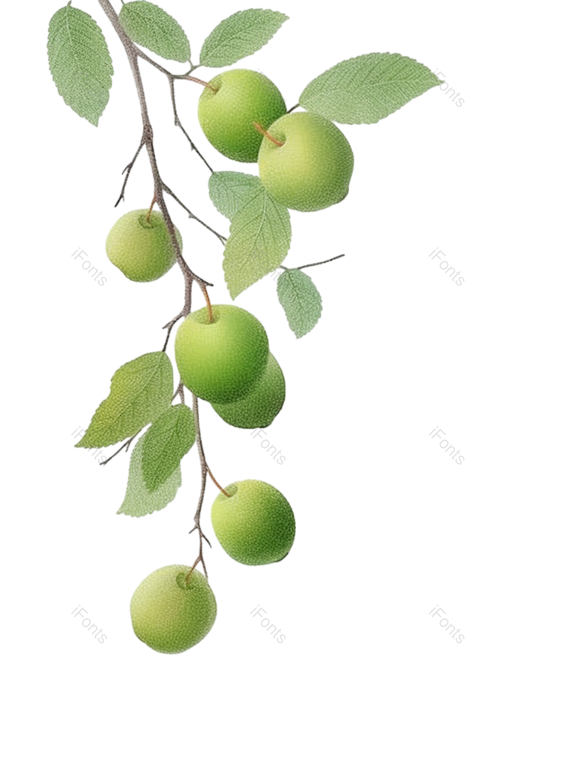 叶子图片,芒种元素,树叶PNG,植物免抠素材